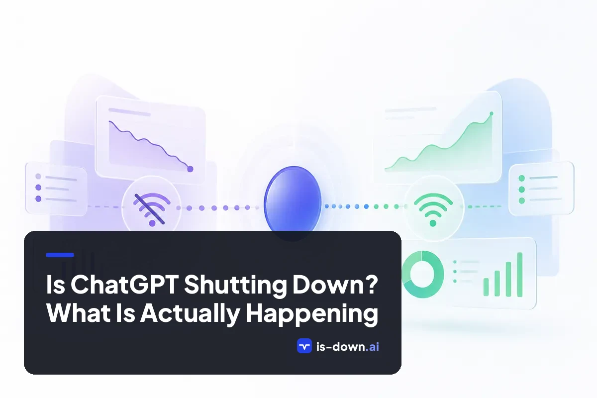 Illustration for the guide on Is ChatGPT Shutting Down? What Is Actually Happening