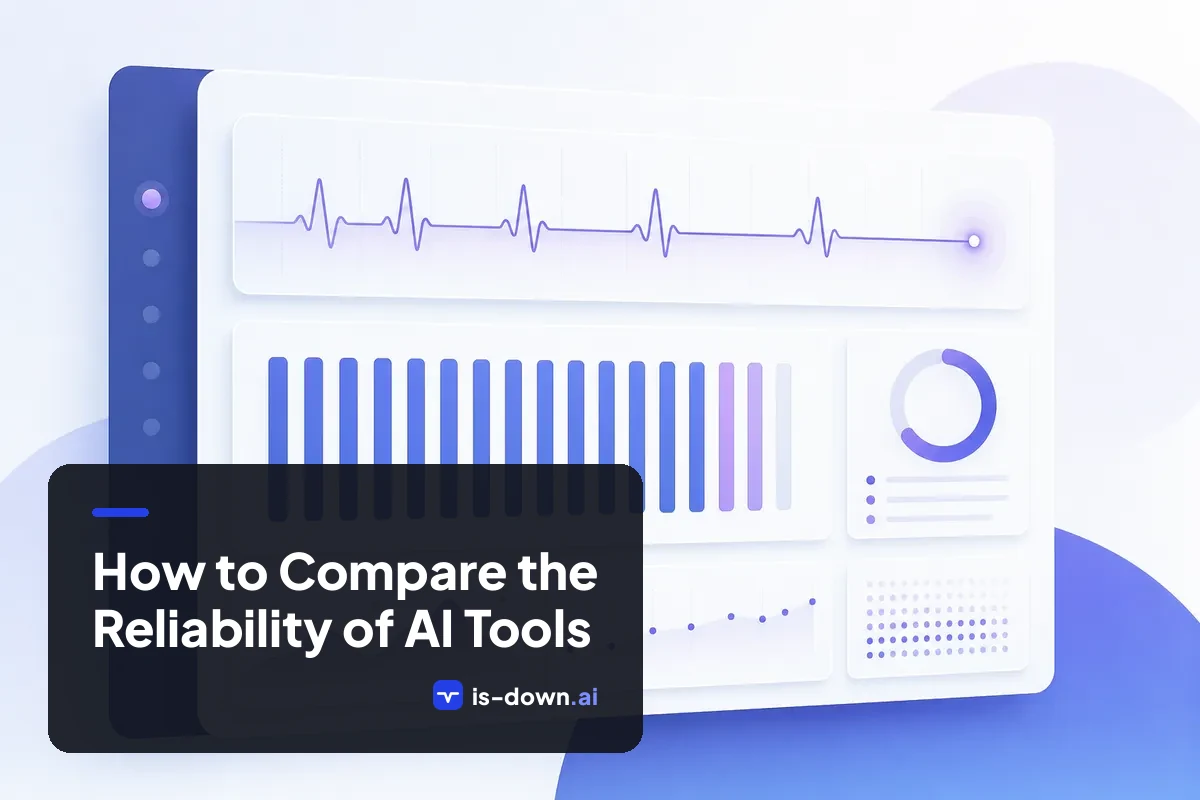 Illustration for the guide on How to Compare the Reliability of AI Tools