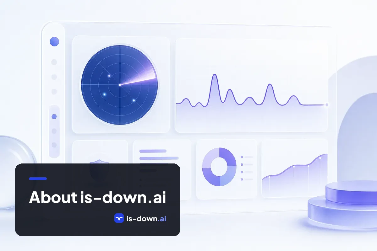 Illustration for the About is-down.ai page