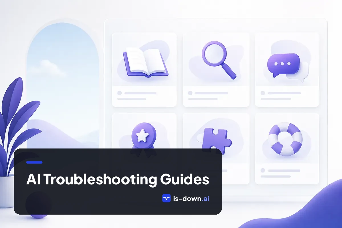 Illustration for the AI Troubleshooting Guides page