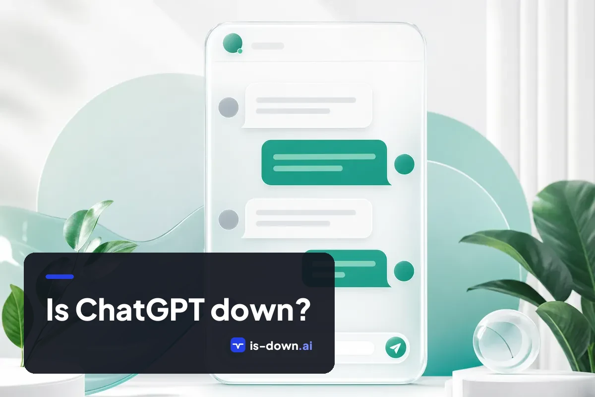 Illustration representing ChatGPT status