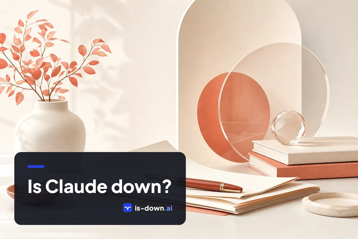 Illustration representing Claude status