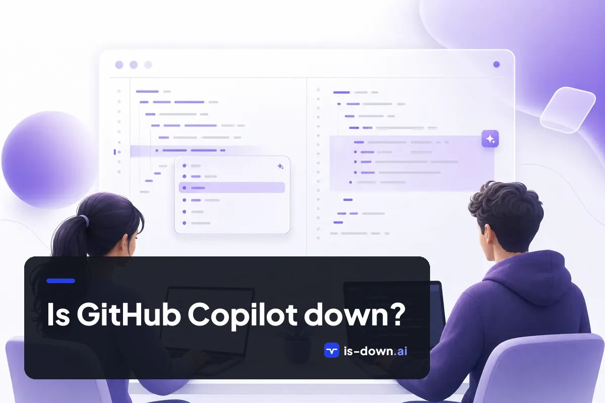 Illustration representing GitHub Copilot status