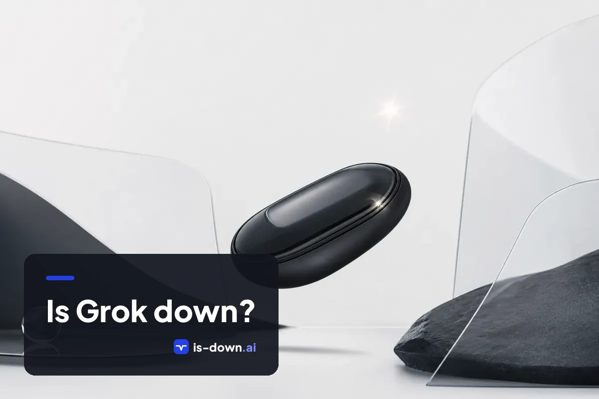 Illustration representing Grok status