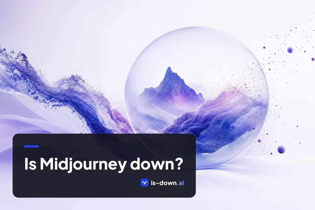 Illustration representing Midjourney status